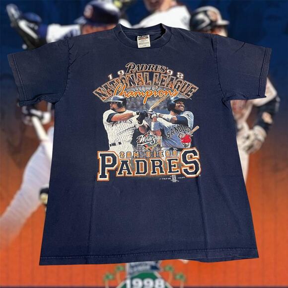 MLB Other - Vintage 1998 MLB San Diego Padres World Series Baseball Tee
